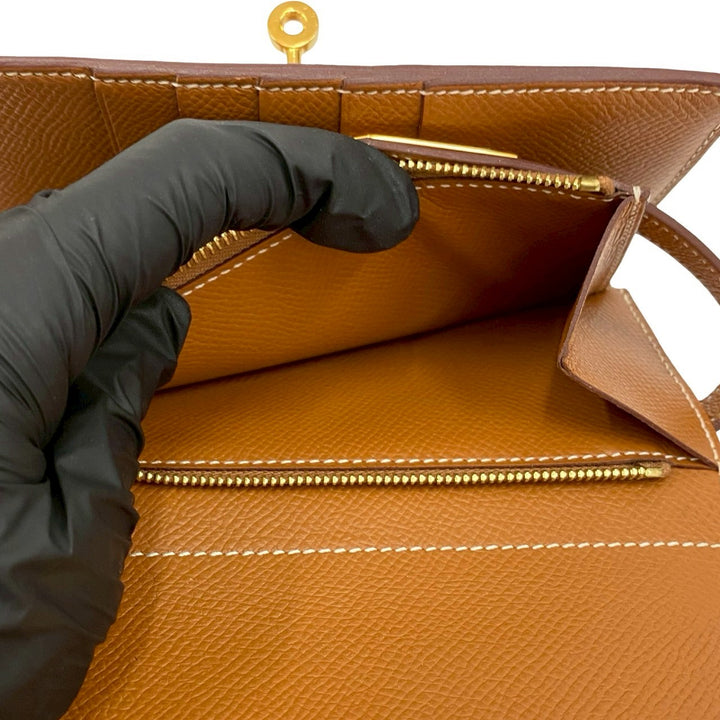 三つ折り財布 エルメス ケリーウォレット ミディアム