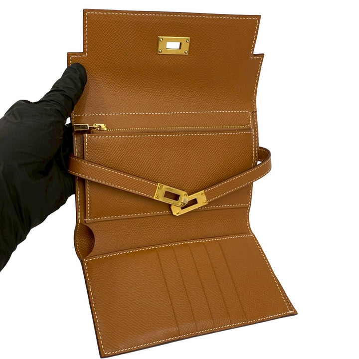 三つ折り財布 エルメス ケリーウォレット ミディアム