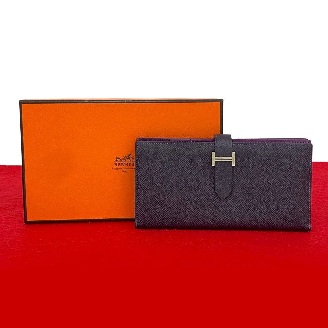 エルメス　ベアン　スフレ　長財布 HERMES エルメス 二つ折り長財布 Bearn Souffle ベアン スフレ