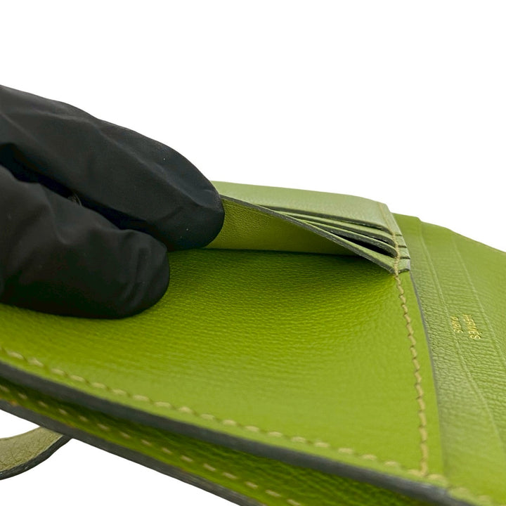 二つ折り財布 エルメス ベアン コンパクト