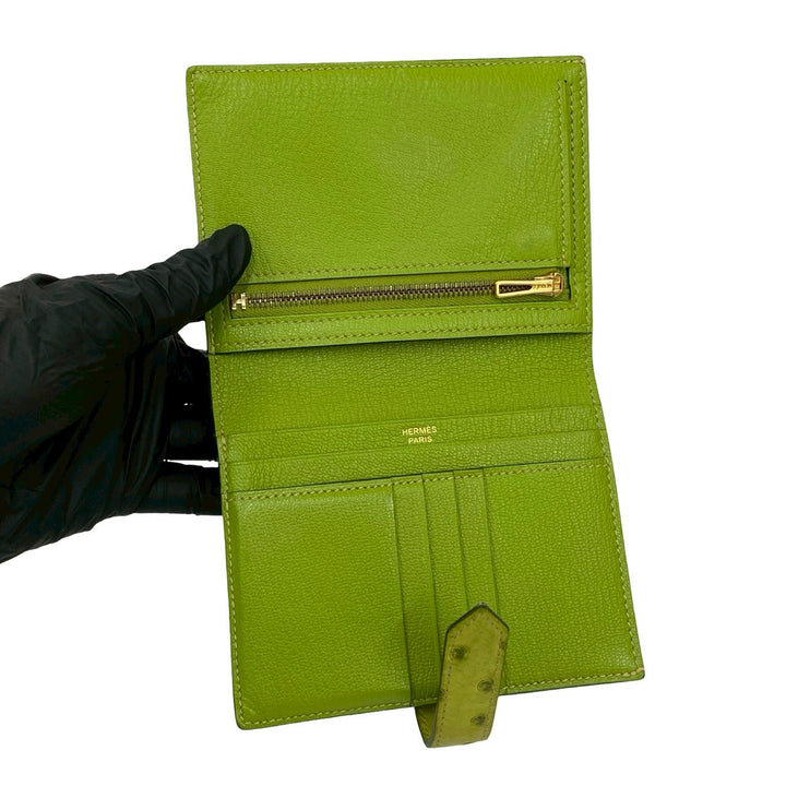 二つ折り財布 エルメス ベアン コンパクト