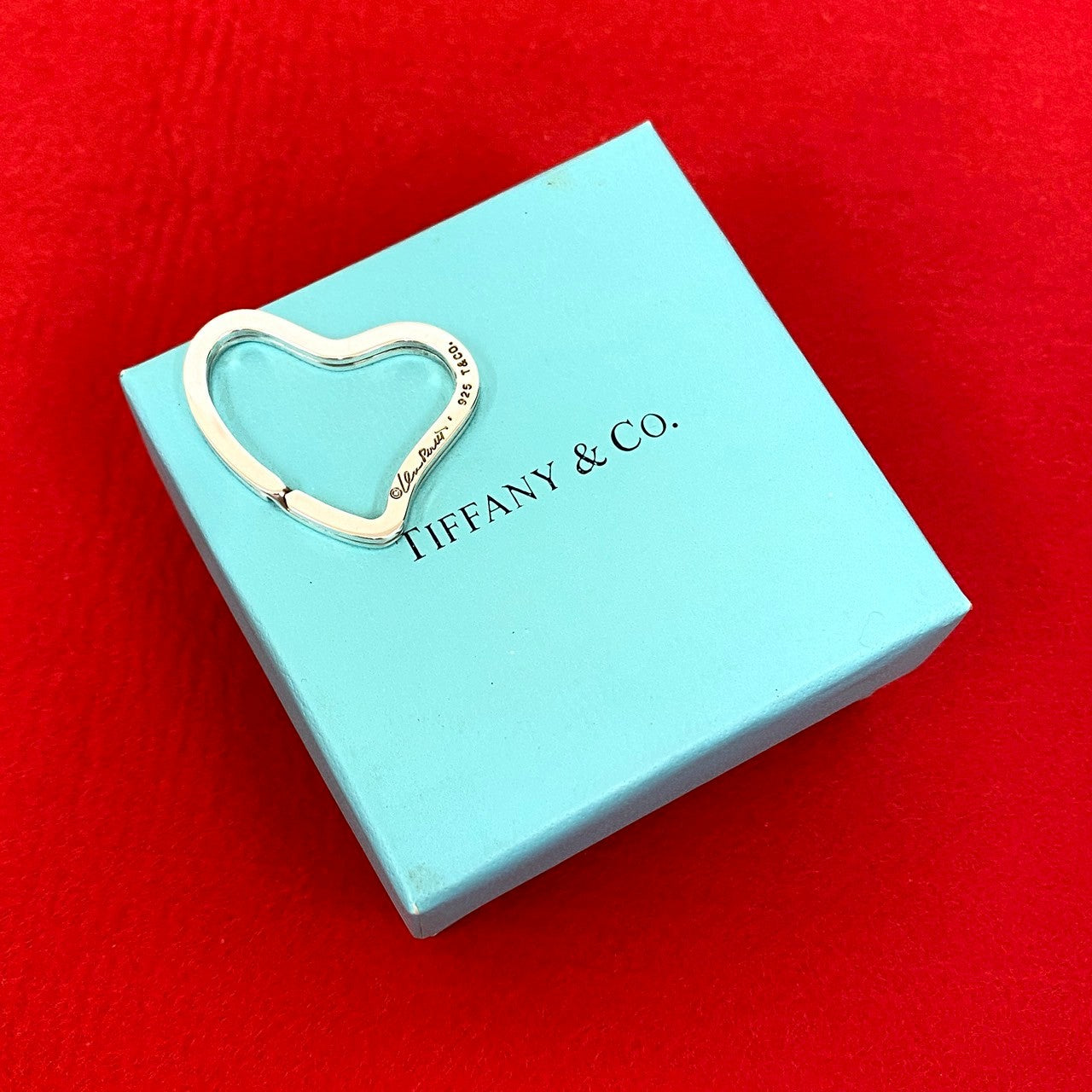 TIFFANY&Co. ティファニー オープンハート キーリング – Trip