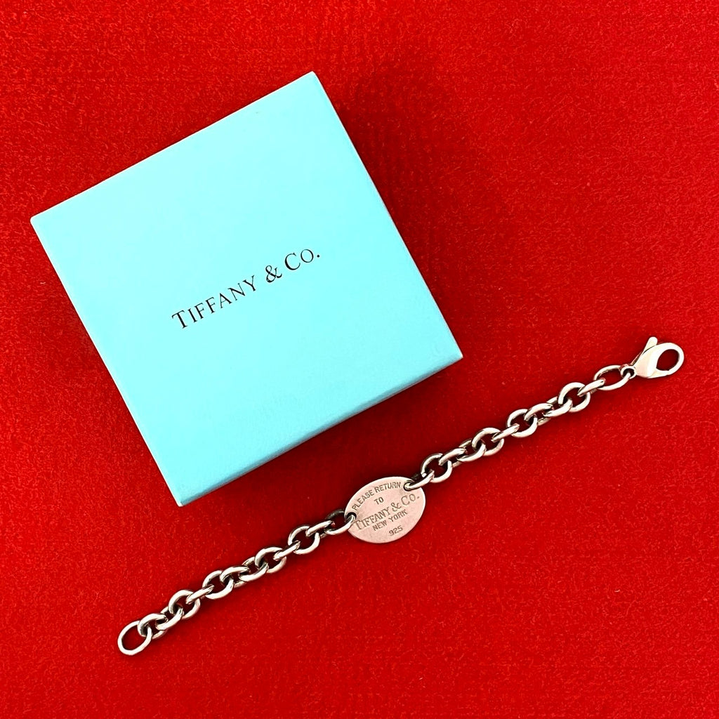 Tiffany & Co.リターントゥ ティファニー ブレスレット 925 タグ TIFFANY&Co. ティファニー リターントゥ オーバルタグ ブレスレット – Trip