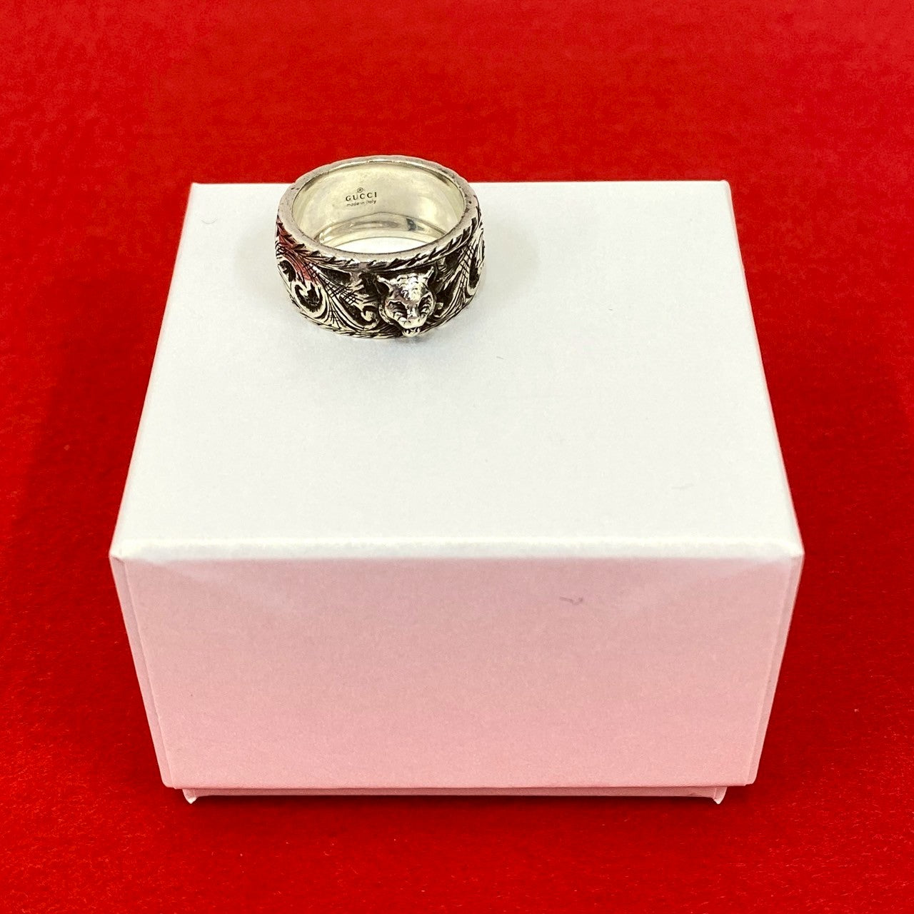 GUCCI キャットヘッド リング ☆人気☆【GUCCI】☆キャットヘッド シルバー925 リング 指輪☆ (GUCCI