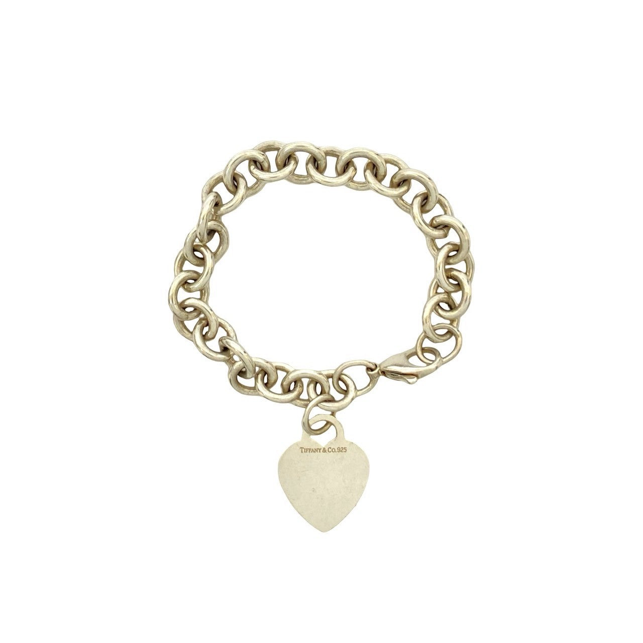 Tiffany＆Co　ティファニー 　ビッグハート 　ブレスレット 　約19cm TIFFANY&Co. ティファニー ハートタグ ブレスレット – Trip