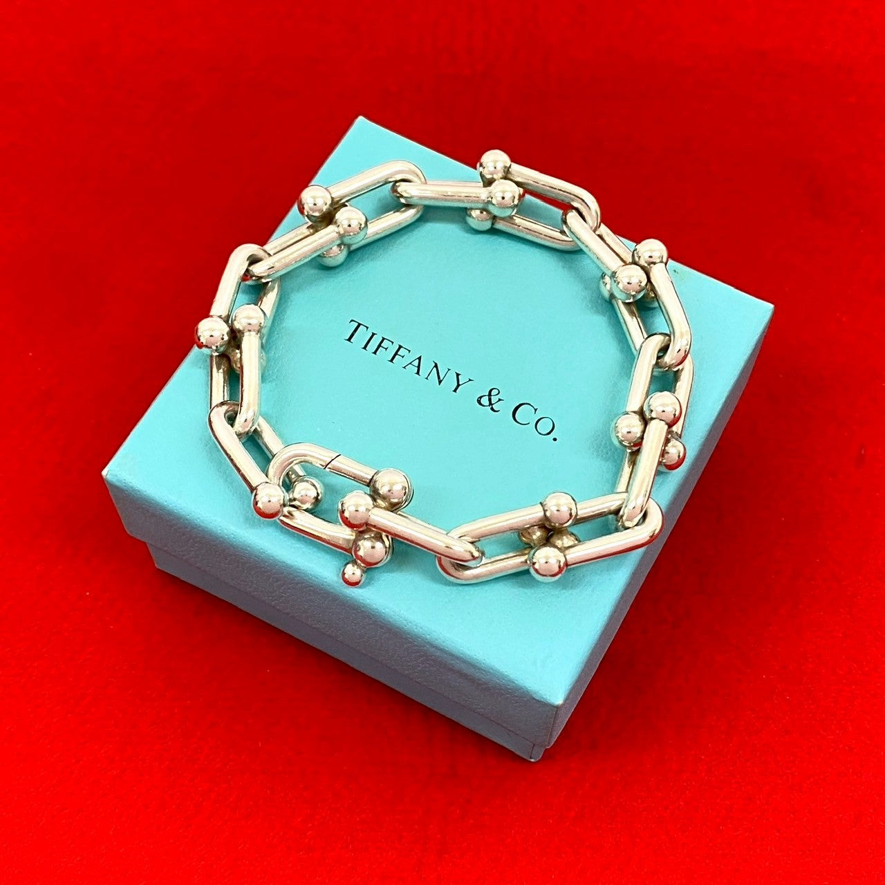 TIFFANY&Co. ティファニー ハードウェア ラージリンク ブレスレット – Trip