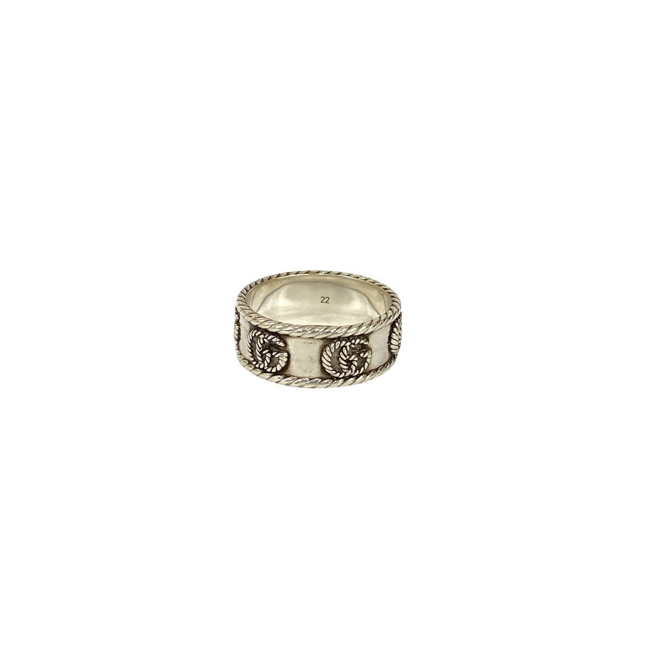 GUCCI ダブルG ワイドリング22号