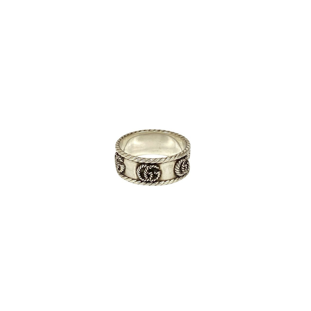 GUCCI グッチ 551899 ダブルG ワイドリング 17号 Ag925 GUCCI グッチ