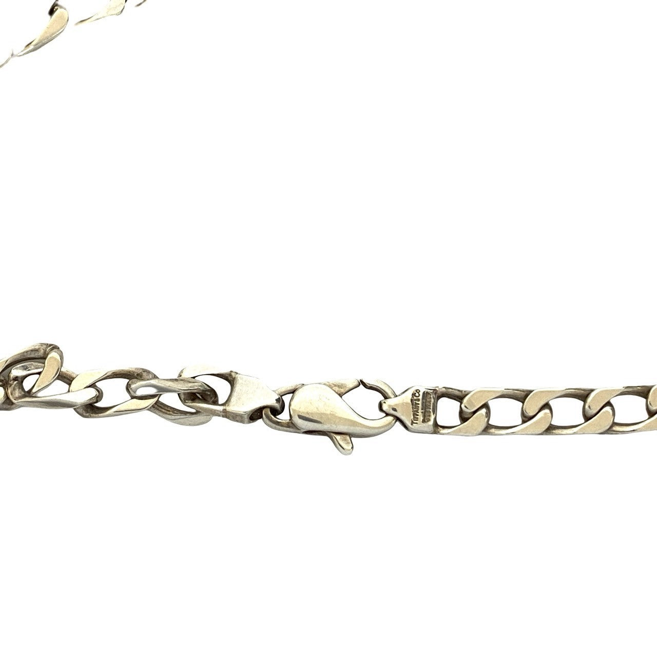 ヴィンテージ ティファニー フィガロチェーン ネックレス 46cm 1990's TIFFANY&Co. ティファニー フィガロ チェーン ネックレス – Trip