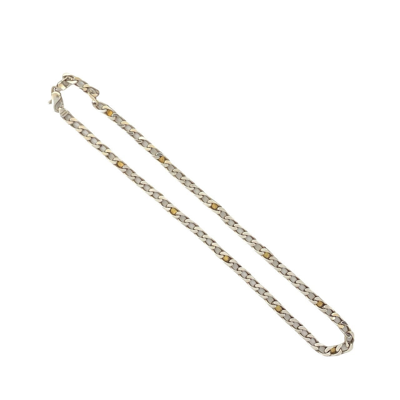 ヴィンテージ ティファニー フィガロチェーン ネックレス 46cm 1990's TIFFANY&Co. ティファニー フィガロ チェーン ネックレス – Trip