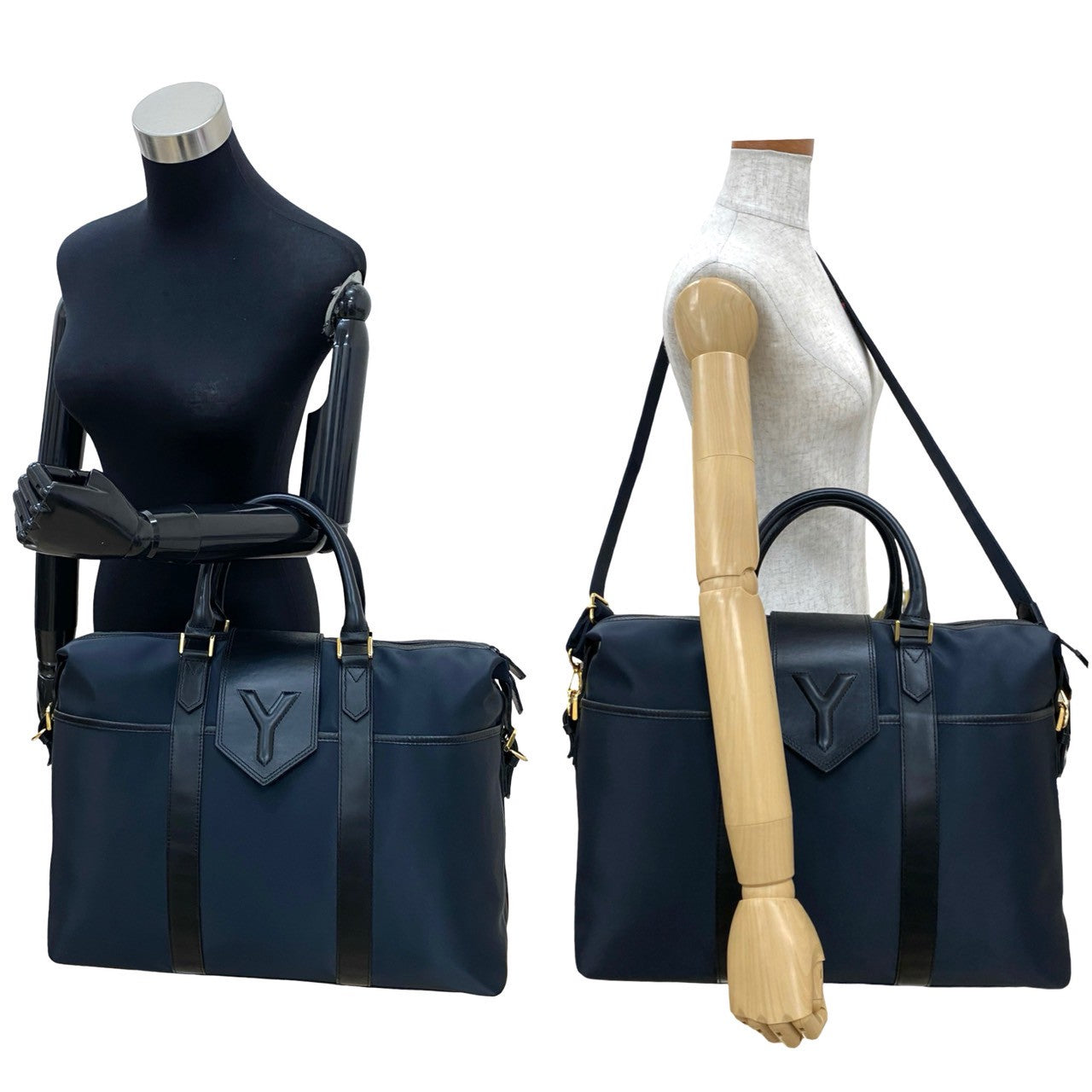 ✨YvesSaintLaurent✨イブサンローラン✨ネイビー✨ショルダーバッグ YVES SAINT LAURENT イヴ サンローラン ショルダーバッグ – Trip