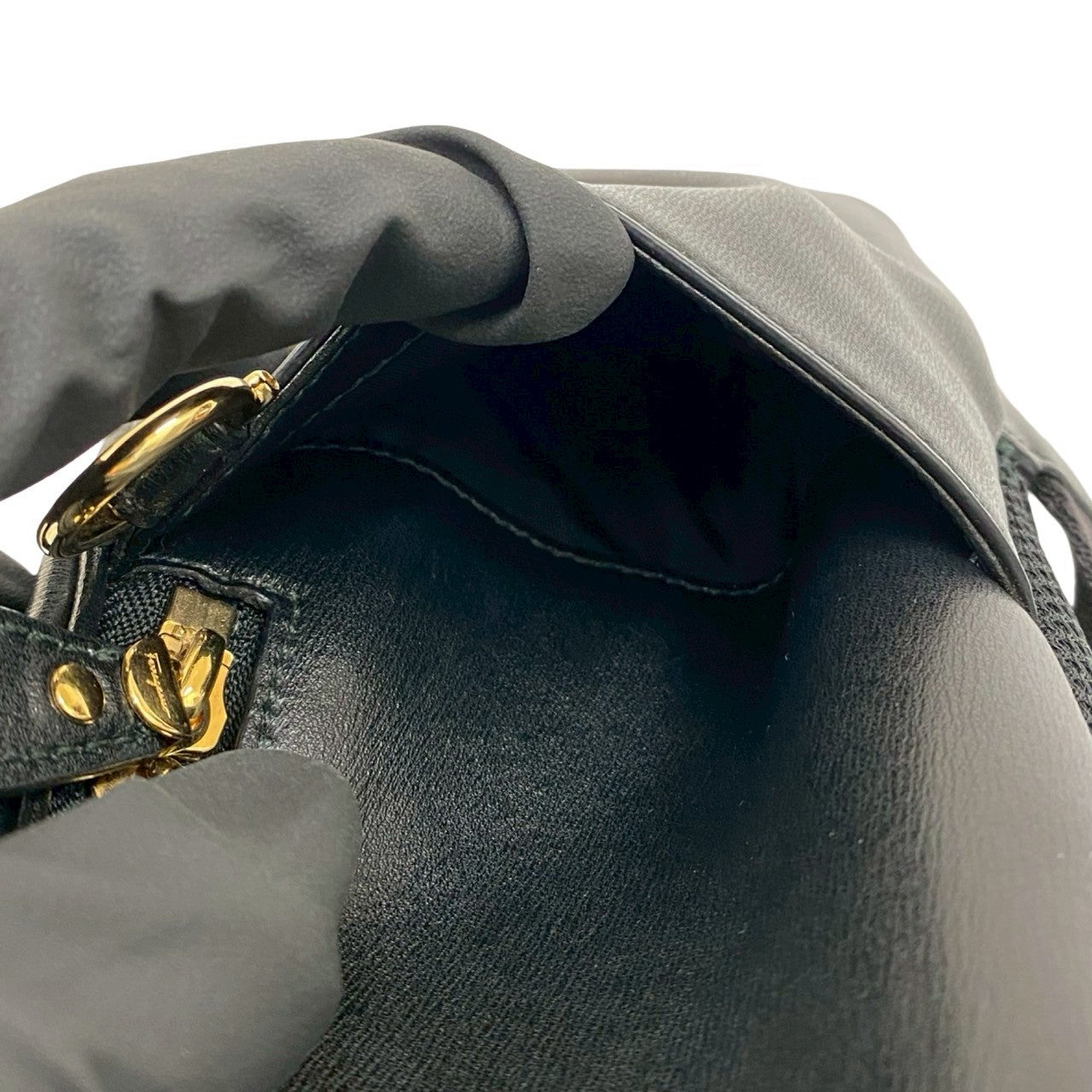 サルヴァトーレフェラガモ DQ-21 5207 リュック・デイパック ブラック  Salvatore Ferragamo 金金具 Salvatore Ferragamo - サルヴァトーレフェラガモ DQ-21 5207 リュック