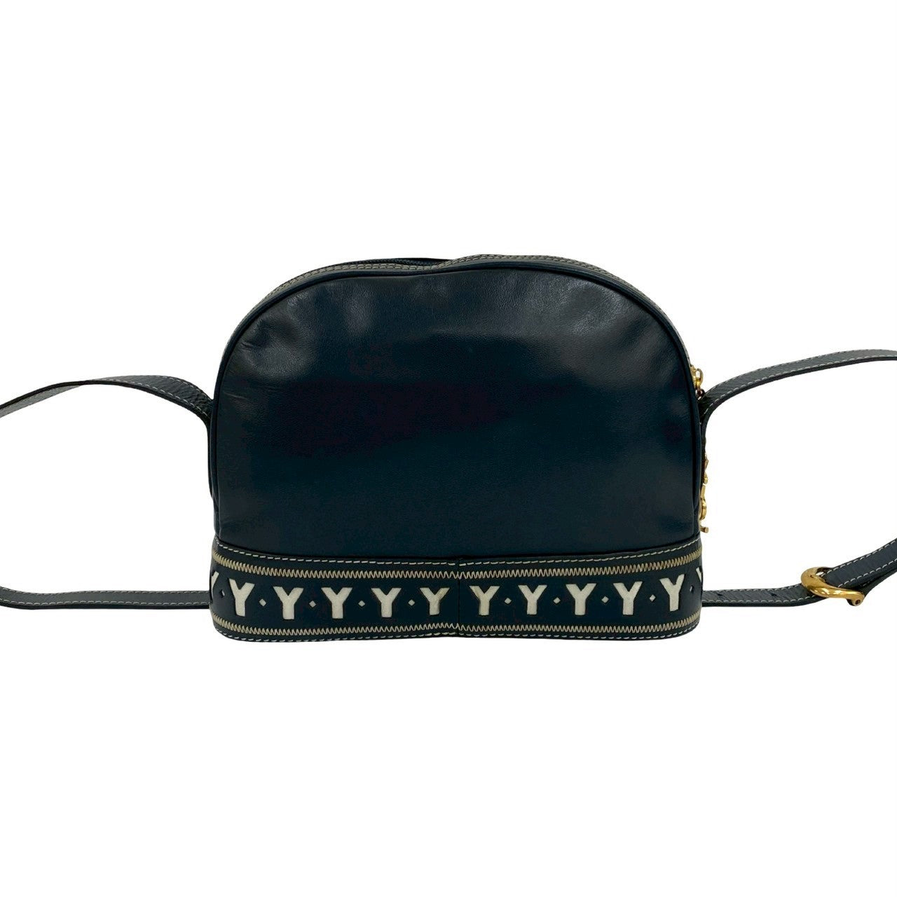 【良品】イヴサンローラン ショルダーバッグ ポシェット ヴィンテージ 紺色 YVES SAINT LAURENT イヴ サンローラン (Vintage) ショルダーバッグ – Trip