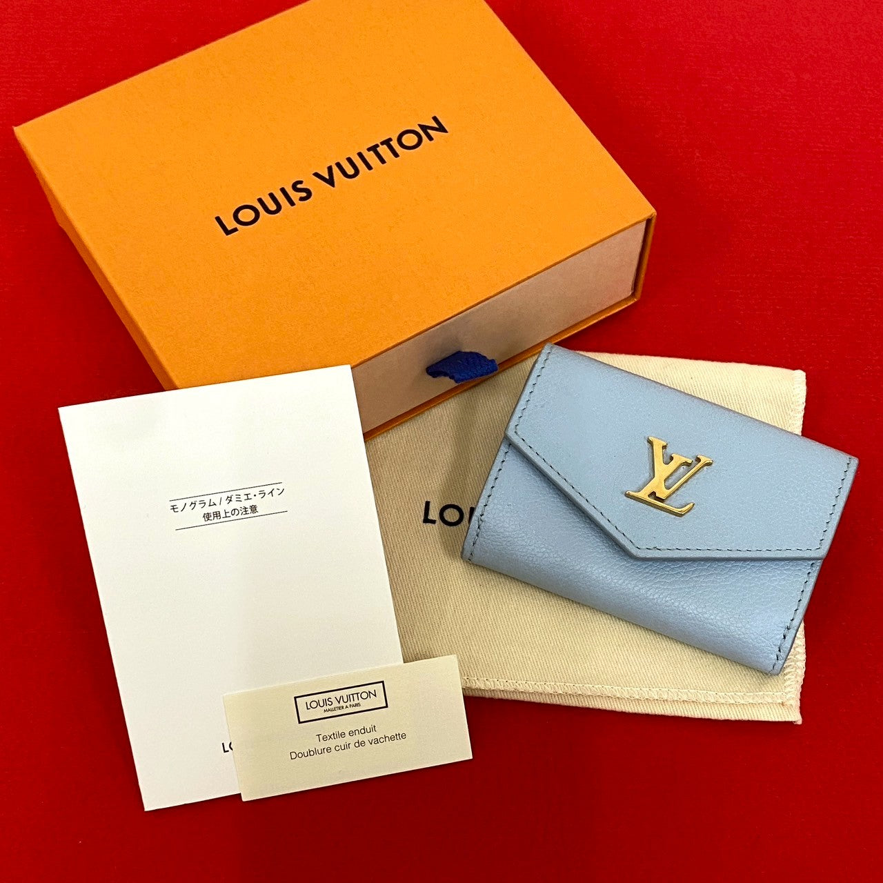 LOUIS VUITTON ルイヴィトン ポルトフォイユ ロック ミニ 三つ折り財布