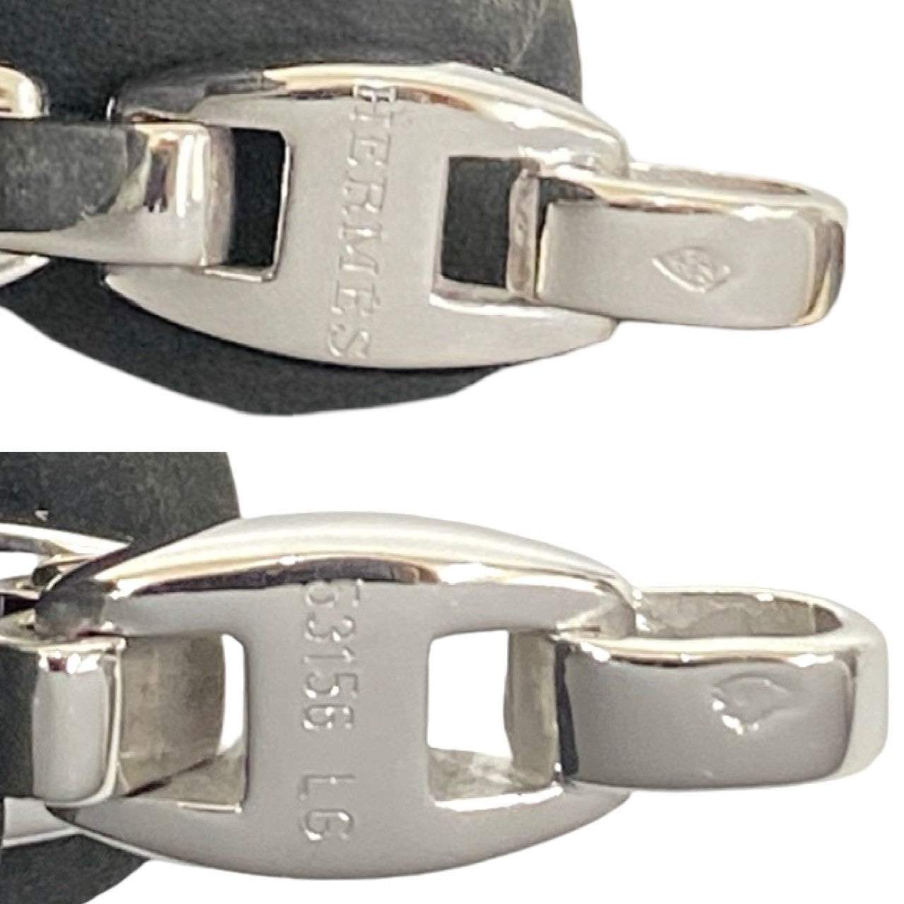 HERMES エルメス カシオペア 750WG K18 ホワイトゴールド ブレスレット