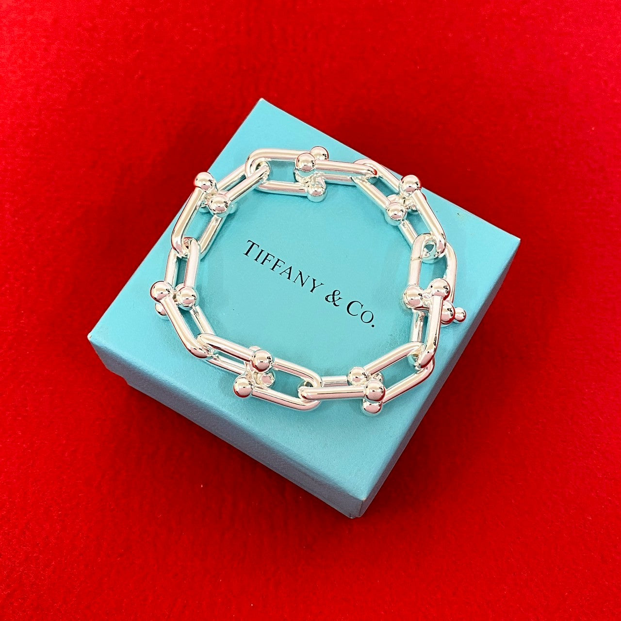 TIFFANY&Co. ティファニー ハードウェア ラージリンク ブレスレット – Trip