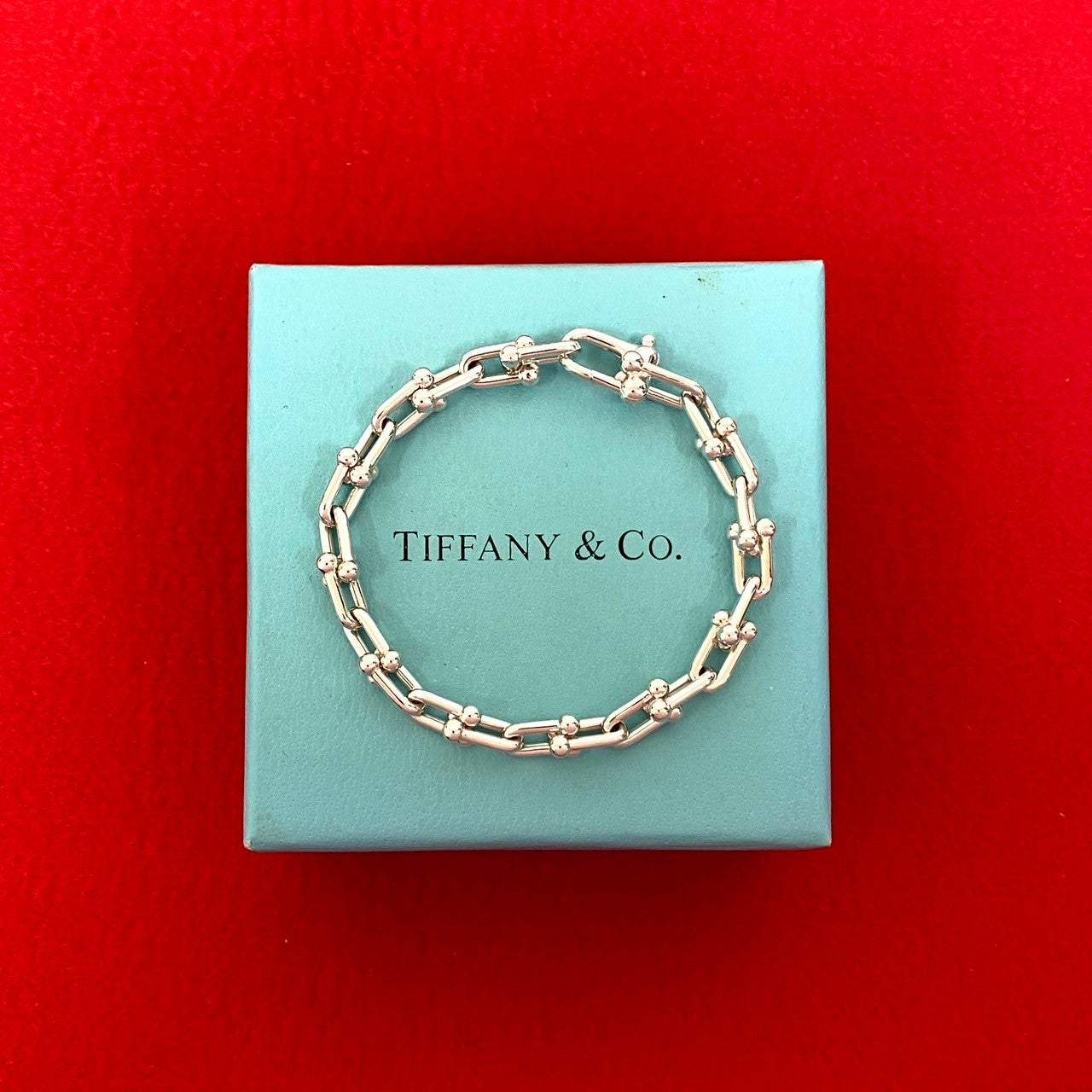 TIFFANY&Co. ティファニー ハードウェア スモールリンク ブレスレット