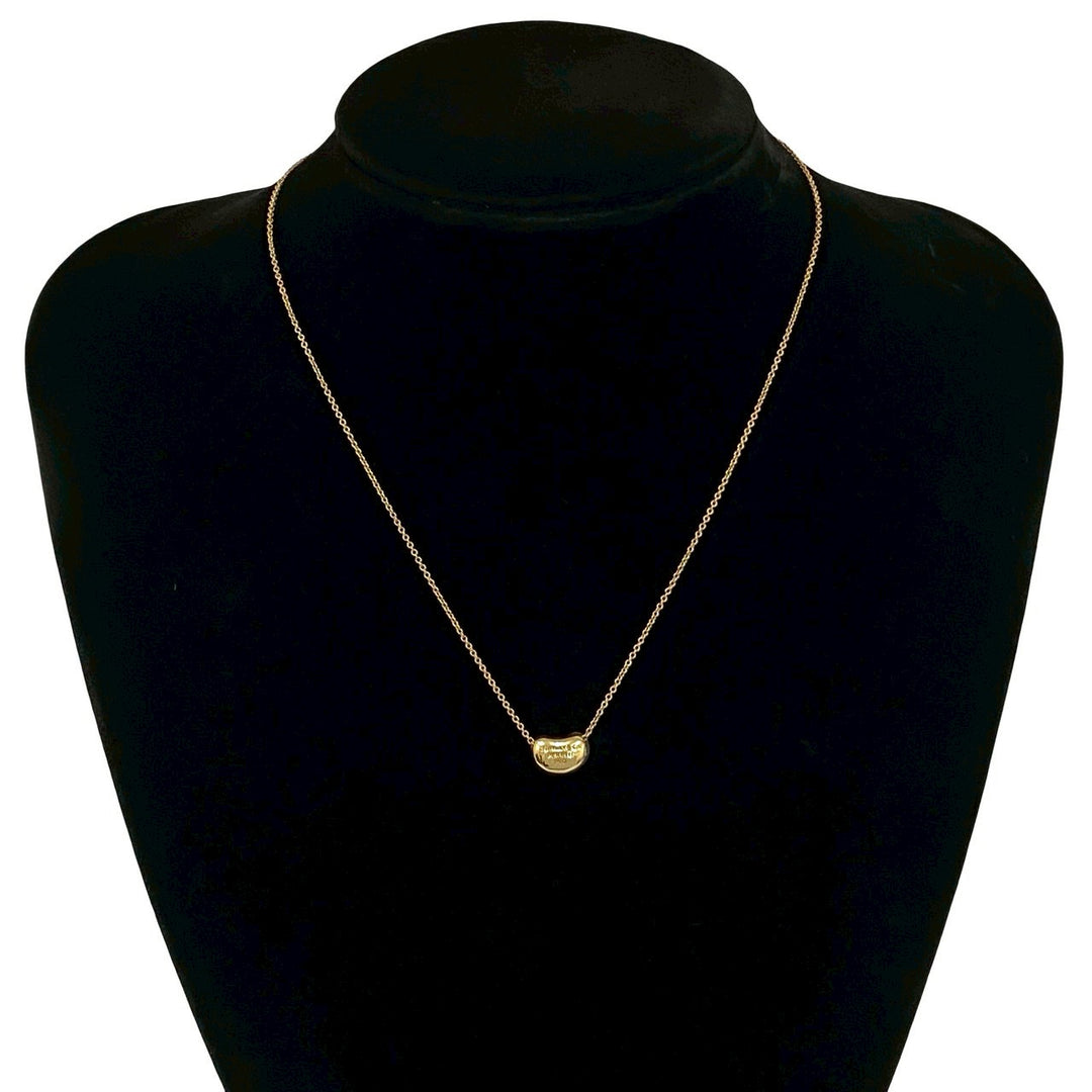 necklace tiffany bean necklace