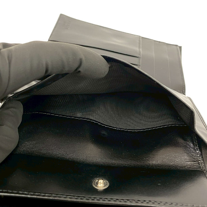 trifold wallet prada