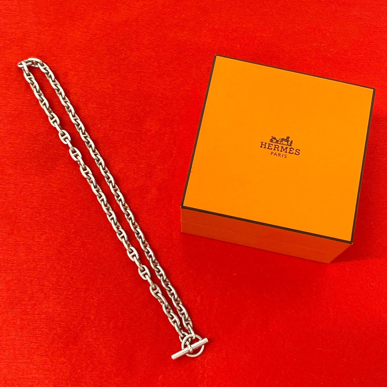 HERMES エルメス (Vintage) シェーヌダンクル TPM ネックレス – Trip