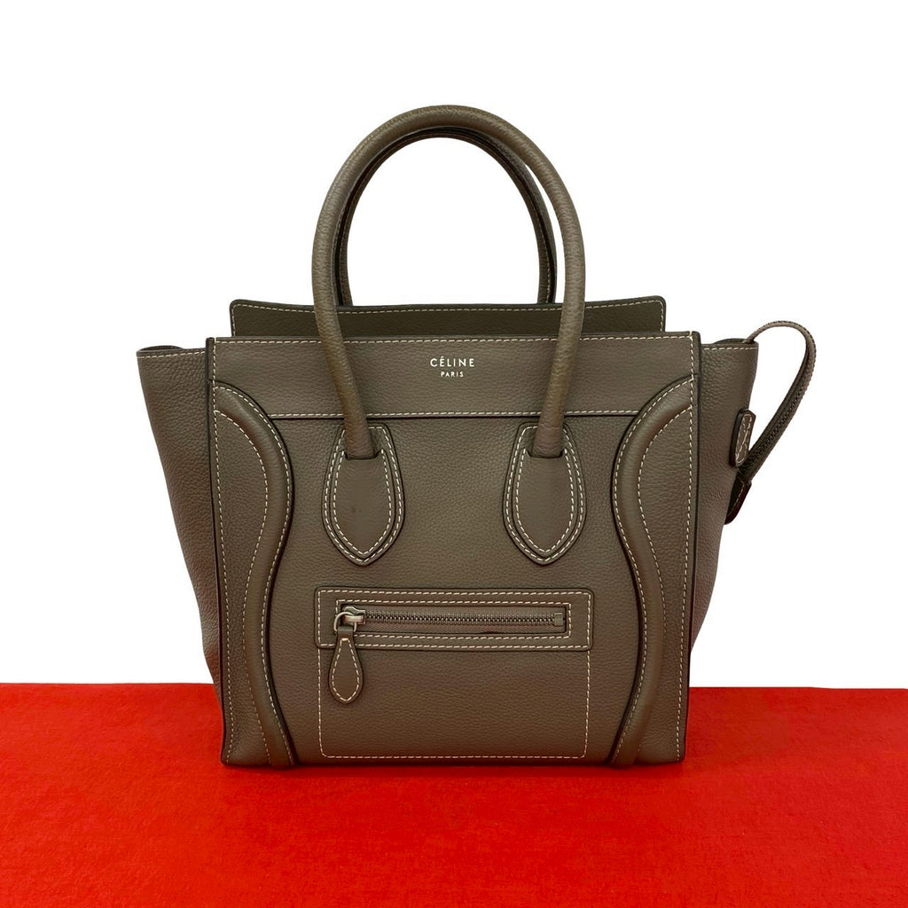 CELINE セリーヌ ラゲージ マイクロショッパー ハンドバッグ – Trip