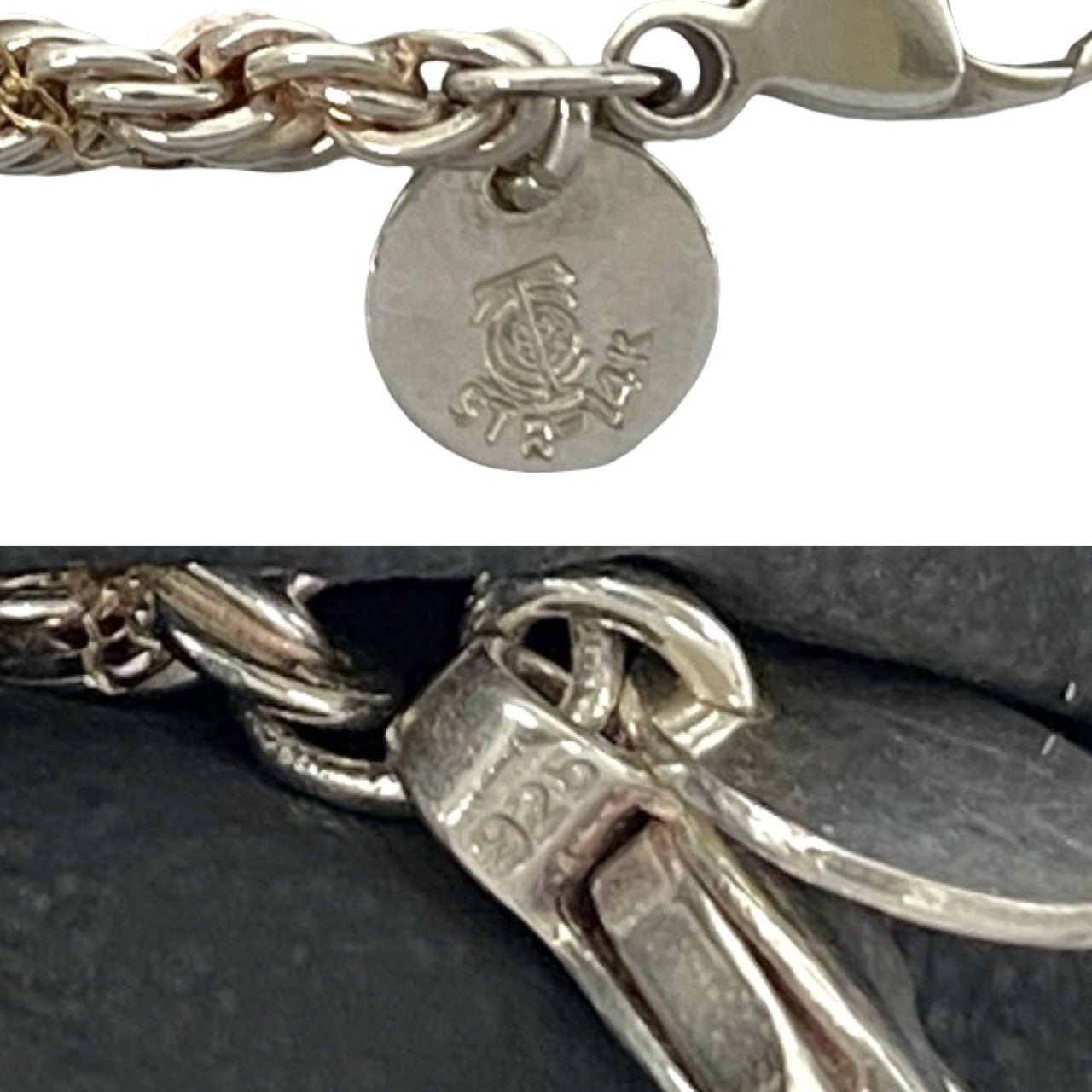 TIFFANY&Co. ティファニー ツイスト チェーン ブレスレット 925 K18