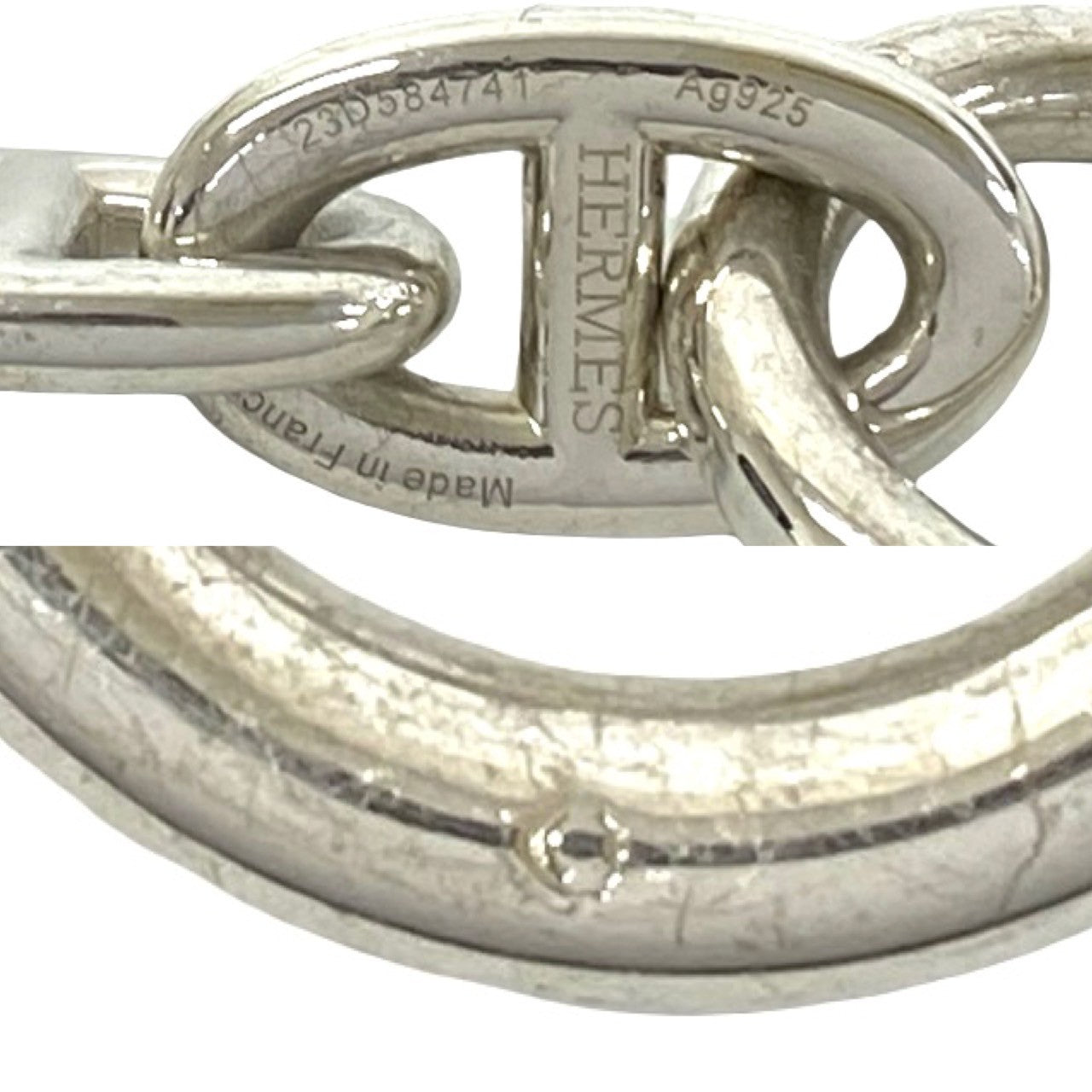 HERMES エルメスシェーヌダンクルTGMブレスレット 12コマ HERMES エルメス シェーヌダンクル TGM ブレスレット 12コマ – Trip