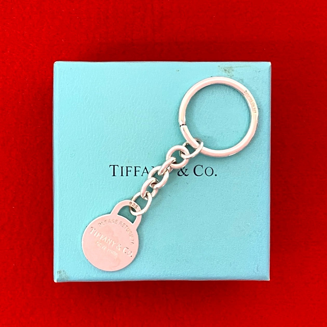 美品　TIFFANY&CO.ティファニーリターントゥティファニー　キーリング 楽天市場】【ギフト品質】ティファニー Tiffany&Co キーリング