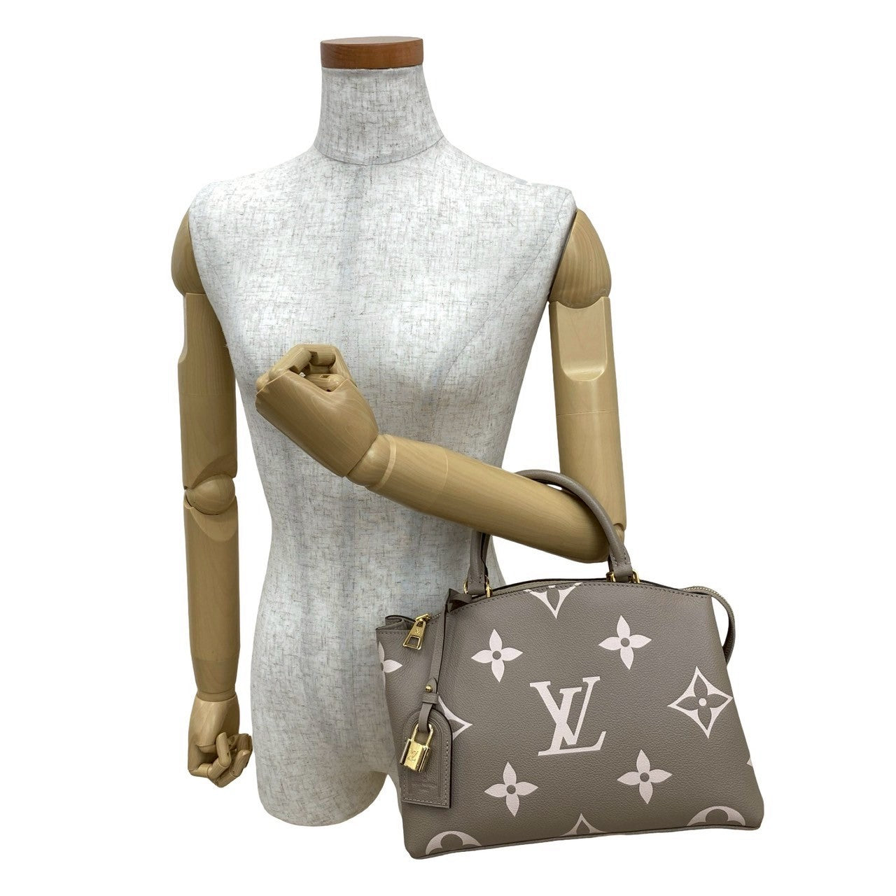 極美品　Louis Vuitton プティパレ ルイ・ヴィトン LVプティパレ プティ・パレ PM ブラックベージュ