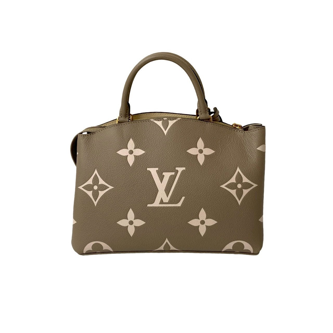 極美品　Louis Vuitton プティパレ ルイ・ヴィトン LVプティパレ プティ・パレ PM ブラックベージュ