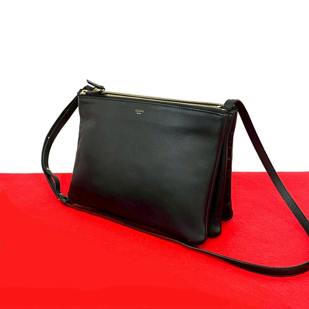CELINE Trio Large Shoulder Bag – Trip