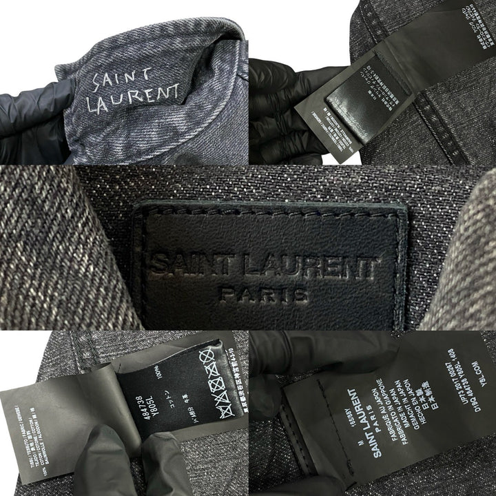 denim jacket yves saint laurent
