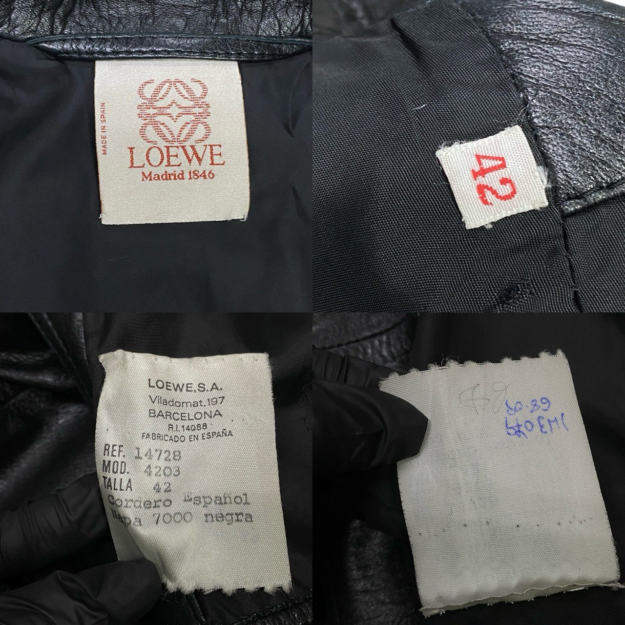 LOEWE ロエベ レザージャケット – Trip