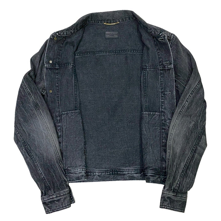 denim jacket yves saint laurent