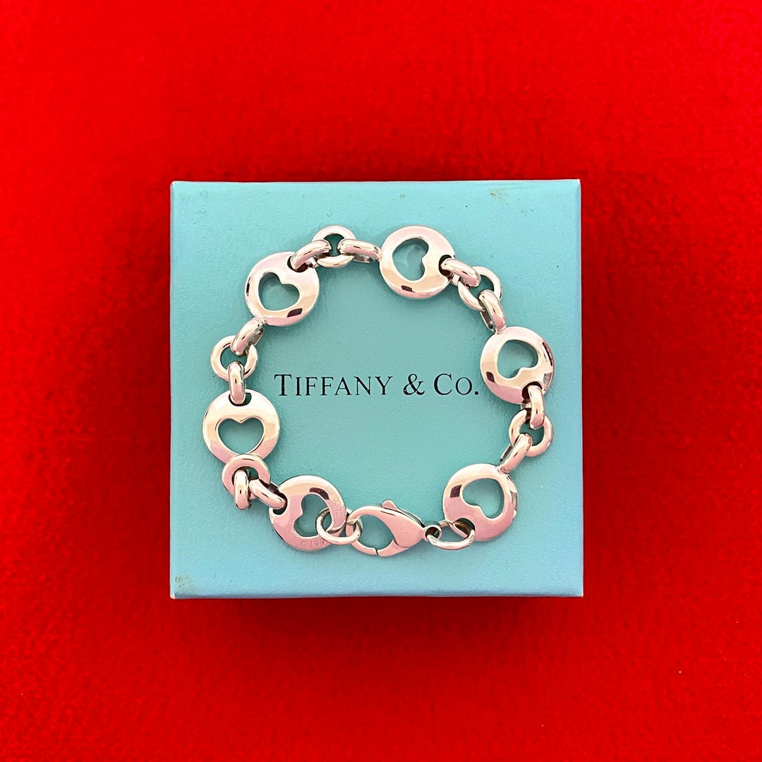 ブレスレット ティファニー ピアスドハート