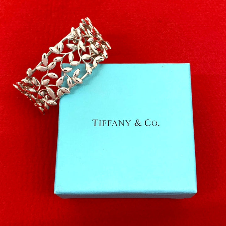 Bangle Tiffany Paloma Picasso Olive Leaf Cuff Bangle