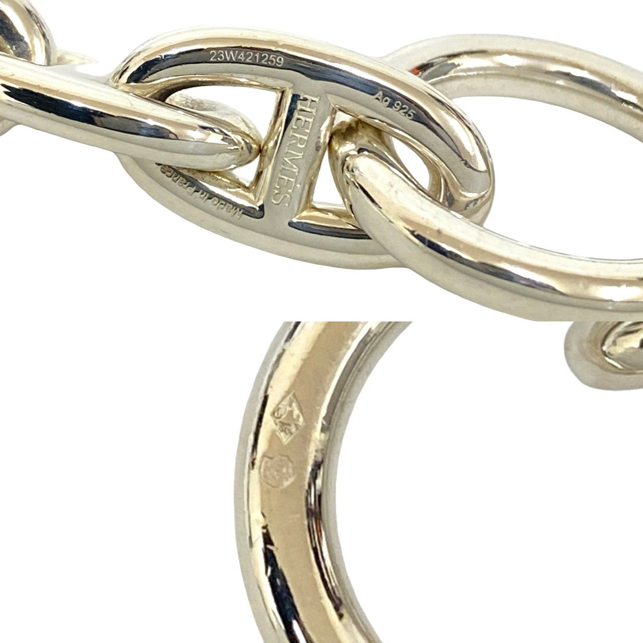 HERMES エルメス シェーヌダンクル GM 12コマ ブレスレット – Trip