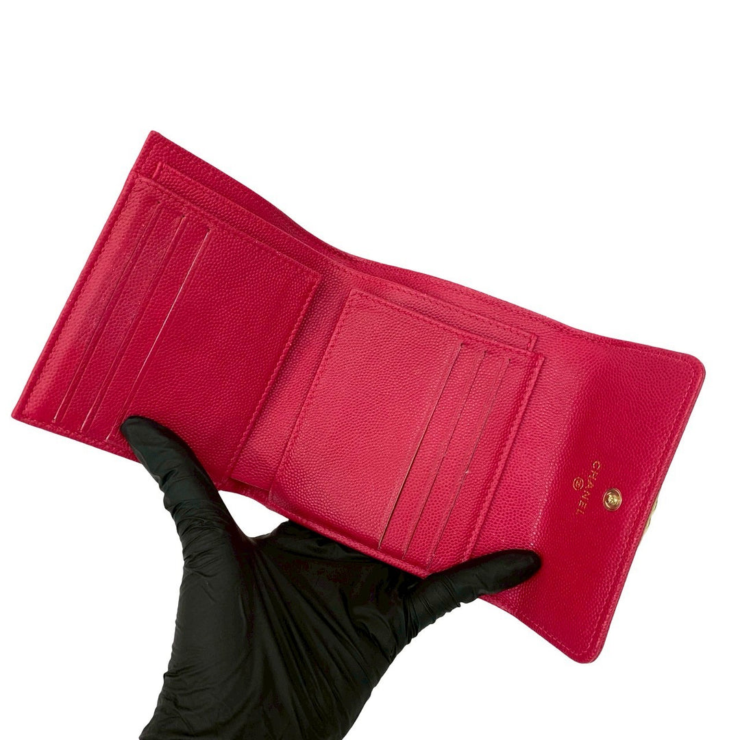 Tri-fold wallet Chanel Boy Chanel