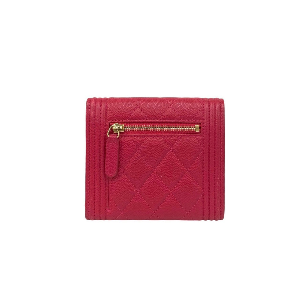 Tri-fold wallet Chanel Boy Chanel