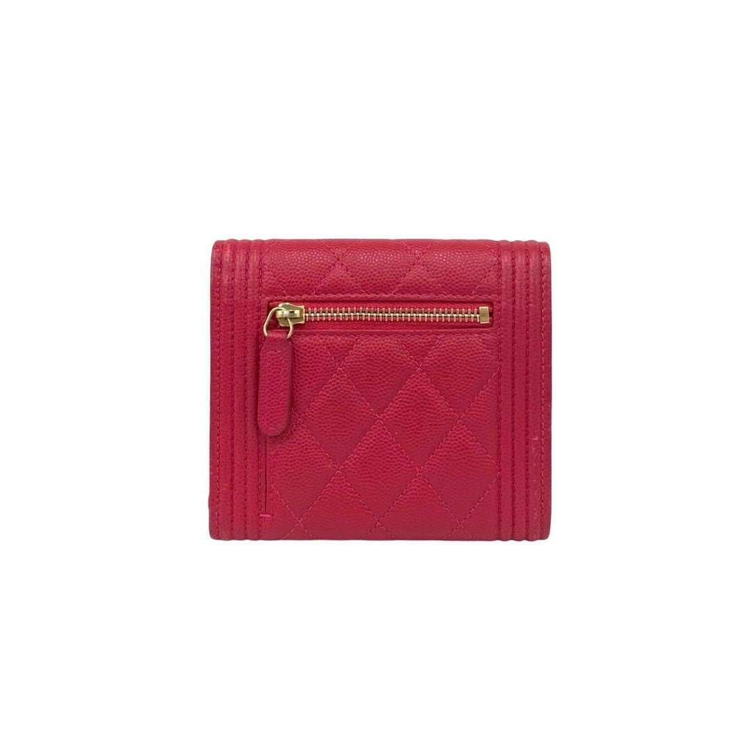 Tri-fold wallet Chanel Boy Chanel