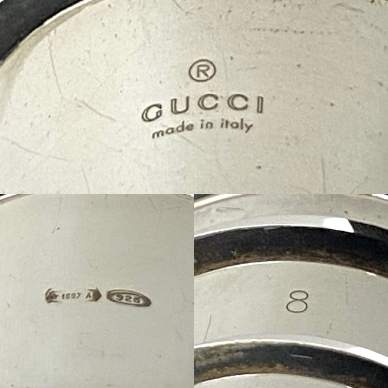 GUCCI グッチ ロゴ ビス リング 指輪 – Trip