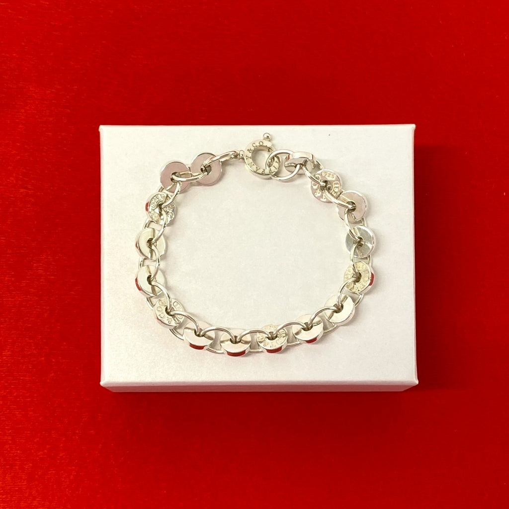 TIFFANY&Co. ティファニー サークルリンク チェーン ブレスレット 925