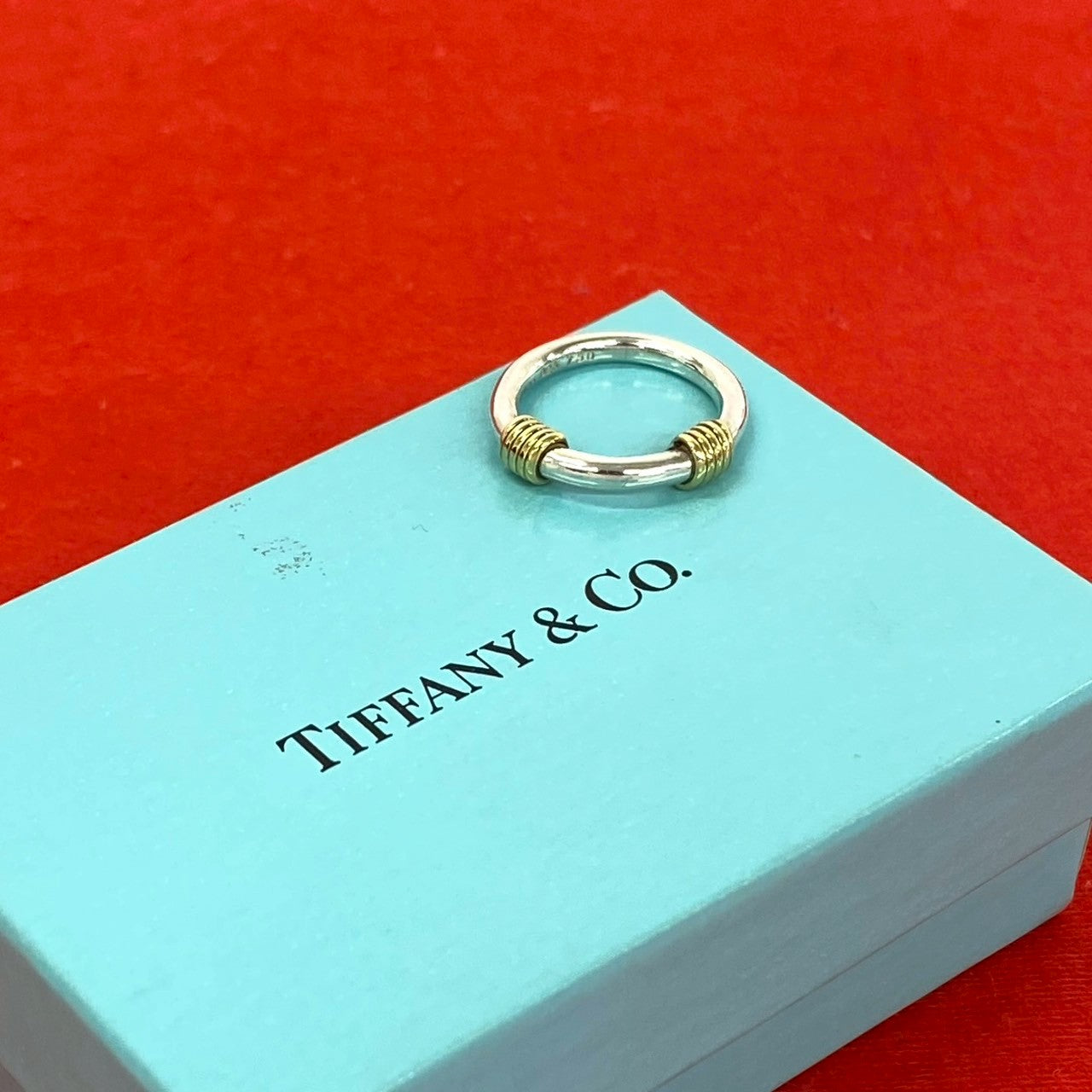 TIFFANY&Co. ティファニー (Vintage) バンドウィズ 2ワイヤー リング