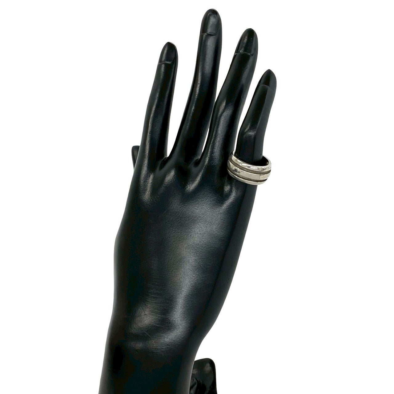 TIFFANY&Co. Tiffany Grooved Double Line Ring Ring – Trip