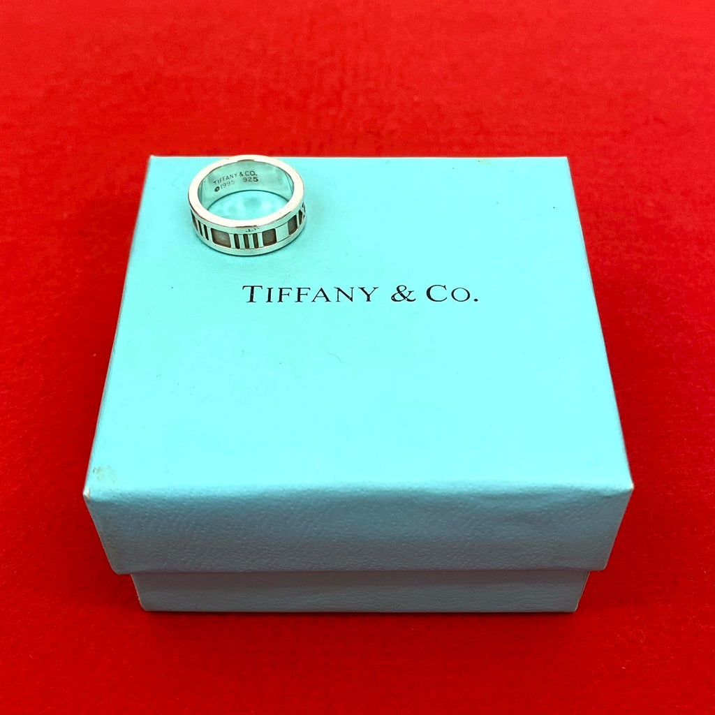 (C120503)Tiffany アトラスリング 925 指輪 ティファニー TIFFANY&Co.（ティファニー） 12号 リング・指輪 アトラス シルバー925