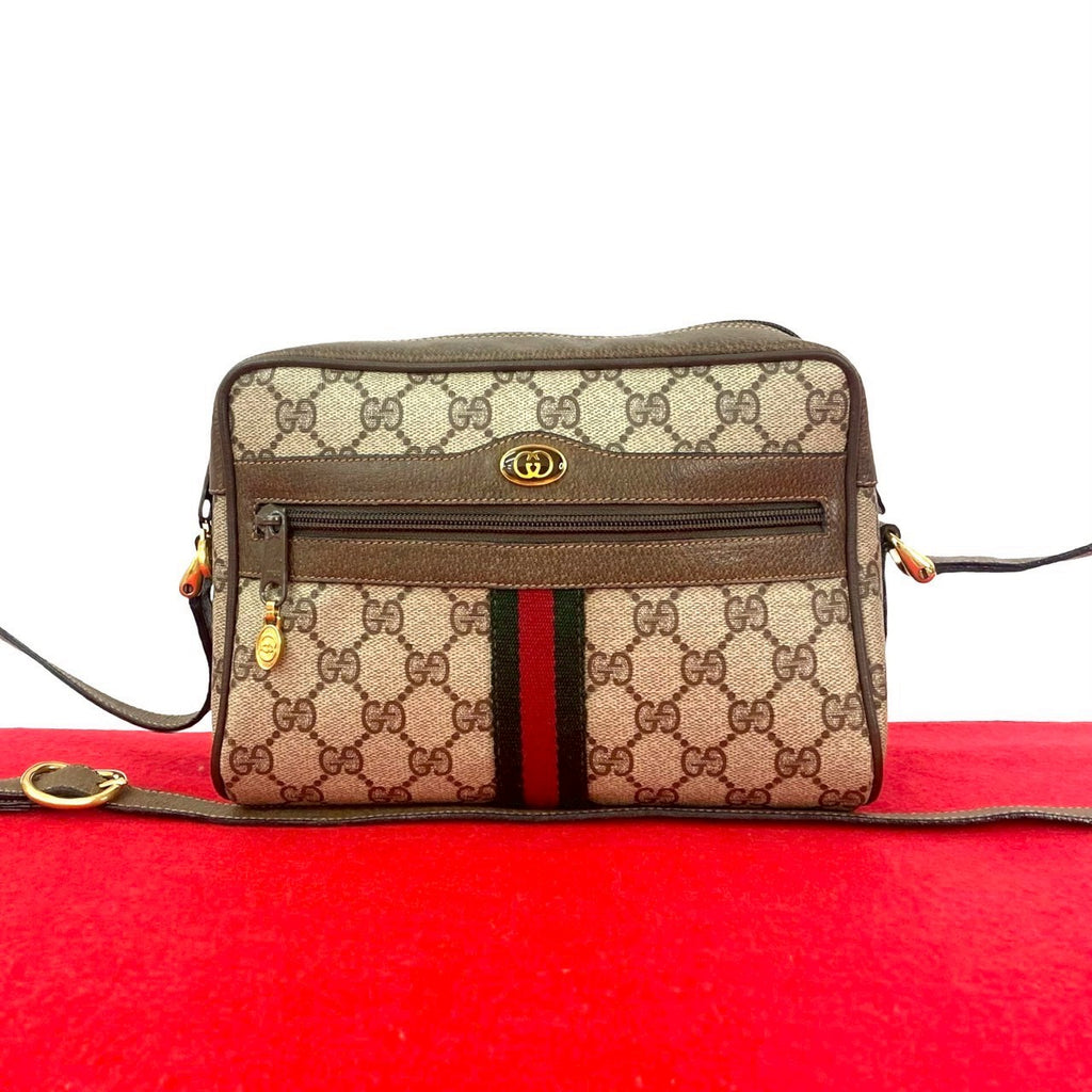 希少　オールドGUCCI グッチ　　赤パール皮革ショルダーバック GUCCI グッチ (Vintage) ショルダーバッグ – Trip