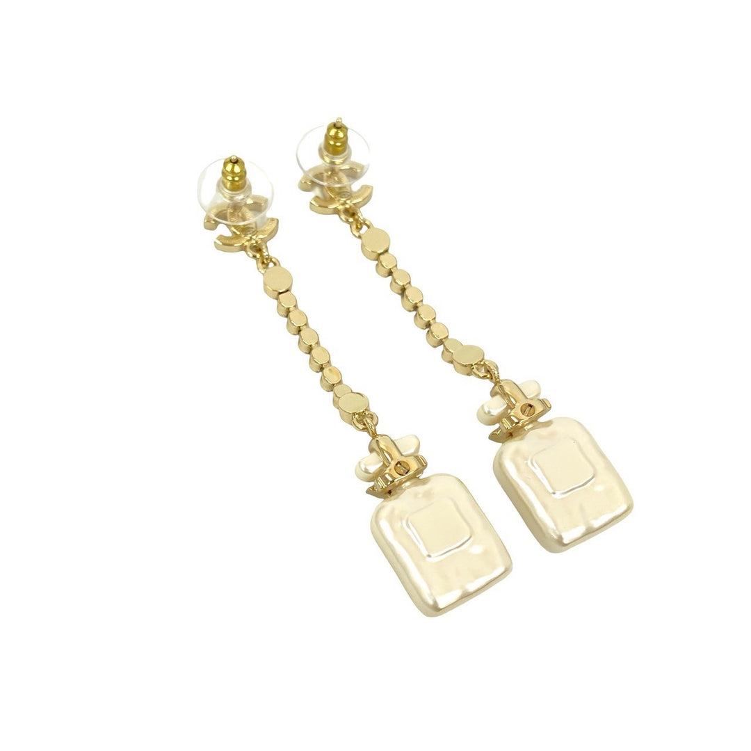 Earrings Chanel Perfume Bottle Swing Earrings