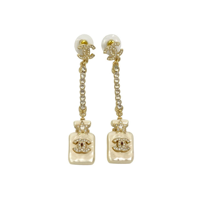 Earrings Chanel Perfume Bottle Swing Earrings