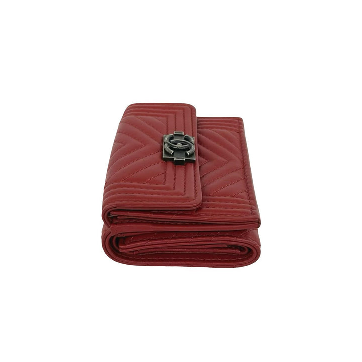 Tri-fold wallet Chanel Boy Chanel