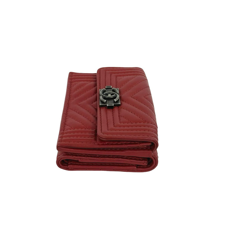 Tri-fold wallet Chanel Boy Chanel
